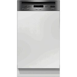 Miele G4720SCi Semi Integrated 9 Place Slimline Dishwasher in Clean Steel